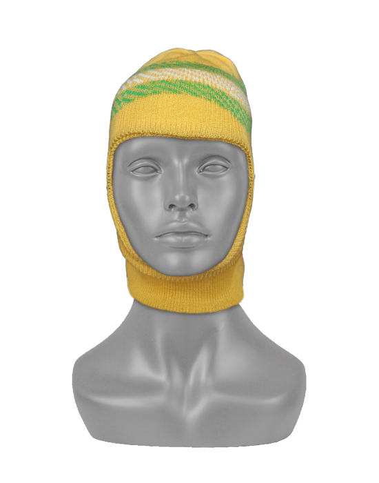 Acrylic Kids monkey cap yellow